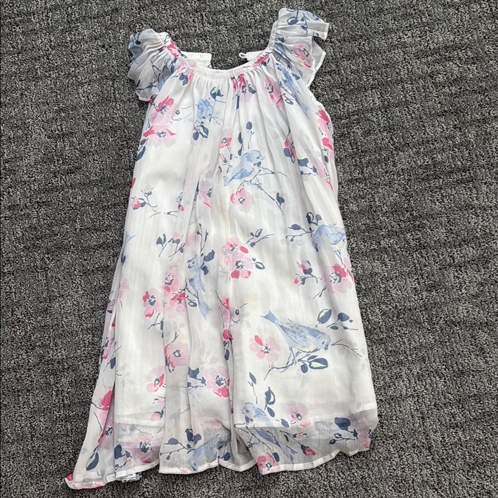 Floral Kids GAP Dress - Pink and Blue